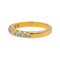Bague 53 Bague Demi alliance Or jaune Diamant 58 Facettes 4113262CN