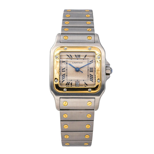Montre Cartier Montre Santos Acier, Or jaune 58 Facettes 4258443CN