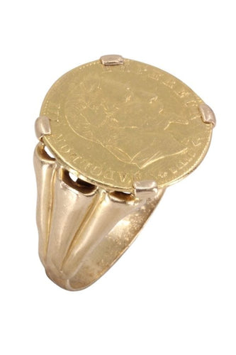 Bague BAGUE PIÈCE 5 FRANCS NAPOLÉON III 58 Facettes 096101