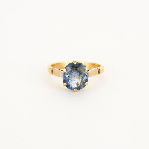 Bague 50.5 Solitaire Saphir 58 Facettes LP470/15