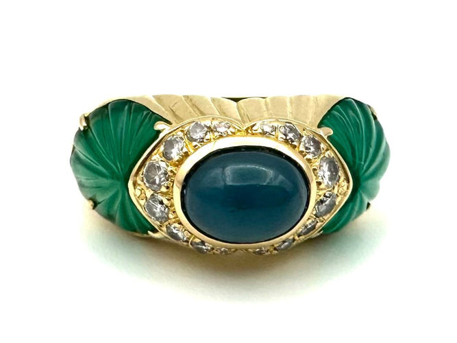 Bague 52 CARTIER. Collection "Baroda", bague vintage or jaune 58 Facettes