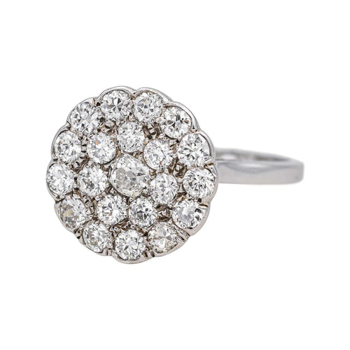 Bague 53.5 Bague Or blanc Diamant, Diamants 58 Facettes 4712453CN