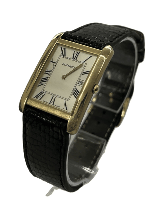 BUCHERER - Montre Tank or jaune