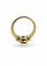 Bague 55 Bague en or jaune rubis et diamants 58 Facettes