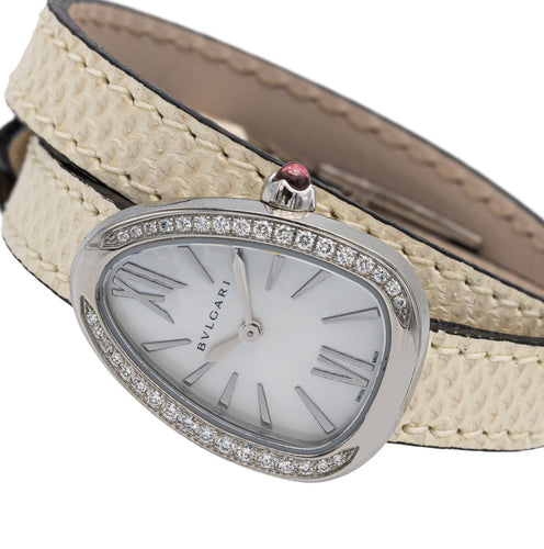 Montre Bulgari Montre Serpenti Acier Diamant 58 Facettes 2823226CN