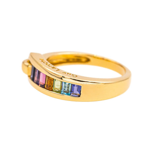 Bague 52 Guy Laroche Bague  Or jaune Améthyste, Citrine, Topaze 58 Facettes 4804965CN