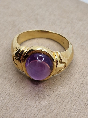 Bague 54.5 BULGARI - Bague Parentesi Améthyste Or Jaune 58 Facettes