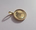 Pendentif Médaille pendentif Vierge Miraculeuse ancienne en or rose 18 carats 58 Facettes