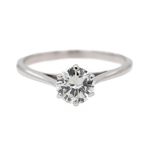 Bague 53 Bague Solitaire Or blanc Diamant 58 Facettes 2830662CN