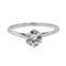 Bague 53 Bague Solitaire Or blanc Diamant 58 Facettes 2830662CN