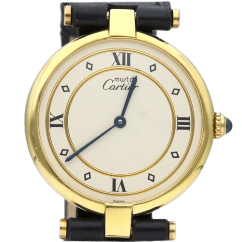 Montre Cartier Montre Must De Cartier Vermeil 58 Facettes MT44302
