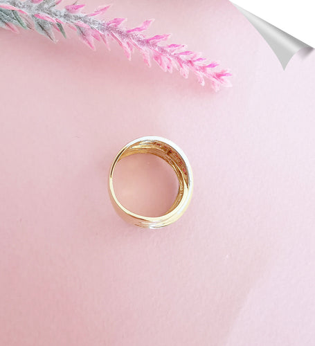 Bague 56 Bague Croisée Rubis Diamants 58 Facettes AA 1568