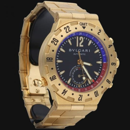 Montre Montre Bulgari Diagono GMT Date 58 Facettes MT40860