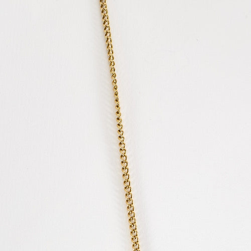 Collier Chaîne en or jaune à maille gourmette 58 Facettes PER1495