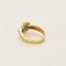 Bague 65 Bague en or jaune, saphir et diamants 58 Facettes CHAL0855