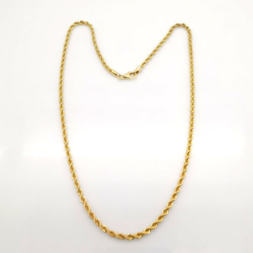 Collier Collier en or jaune 18 carats 58 Facettes