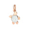 Pendentif Pendentif tortue Dodo en or rose 58 Facettes 17616