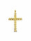 Pendentif Pendentif croix en or jaune 58 Facettes