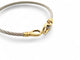Bracelet vintage bracelet FRED force 10 t17 cable en acier & manille or jaune 18k 58 Facettes 269964