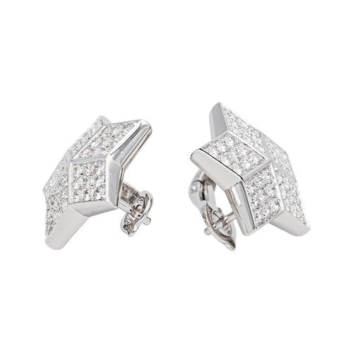 Fred Boucles d'oreilles Lucifer Or blanc Diamant