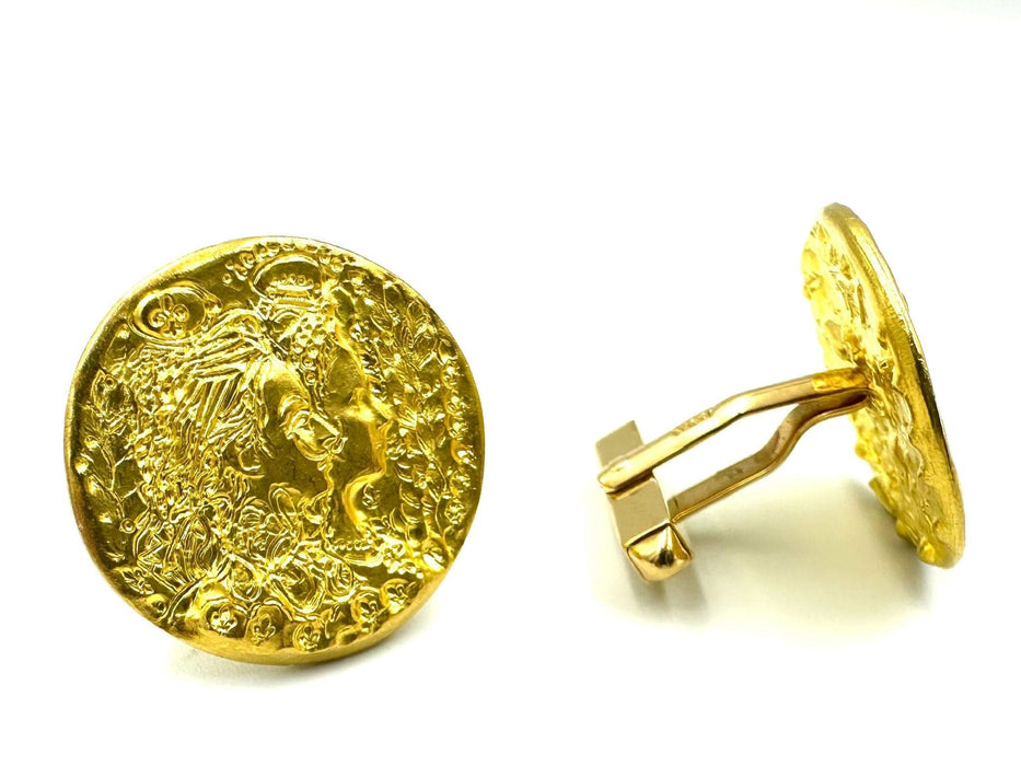 Boutons de manchette PIAGET/DALI. Boutons de manchettes Vintage en or jaune 58 Facettes