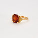 bague 54 Bague en or jaune sertie de citrines 58 Facettes AB58