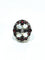 Bague 63 Bague Argent, Nacre Et Grenats 58 Facettes