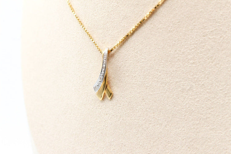 Pendentif Pendentif ruban bicolore 58 Facettes 240568