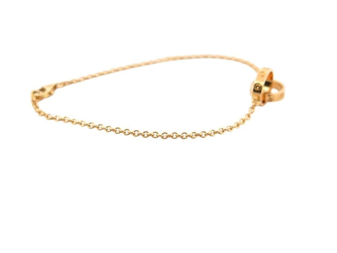 Bracelet bracelet CARTIER love sur chiane b6027100 t17.5 en or jaune 18k 4.1gr 58 Facettes 271110