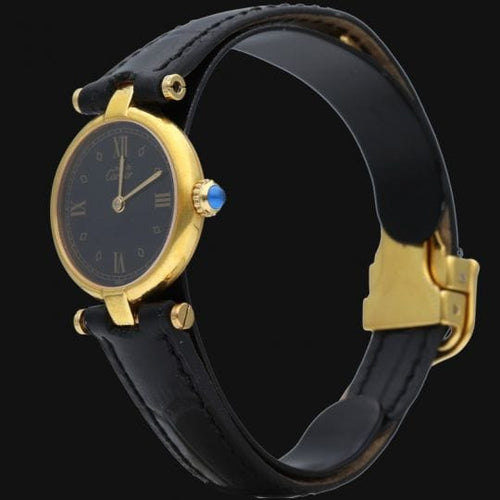 Montre Cartier Montre Must De Cartier Vermeil 58 Facettes MT41256