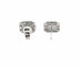 Boucles d'oreilles Boucle d’oreilles art déco or blanc et diamants 58 Facettes