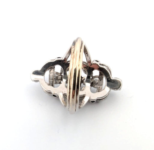 Bague Bague en or blanc avec diamants 58 Facettes