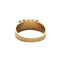 Bague or jaune, perles et rubis