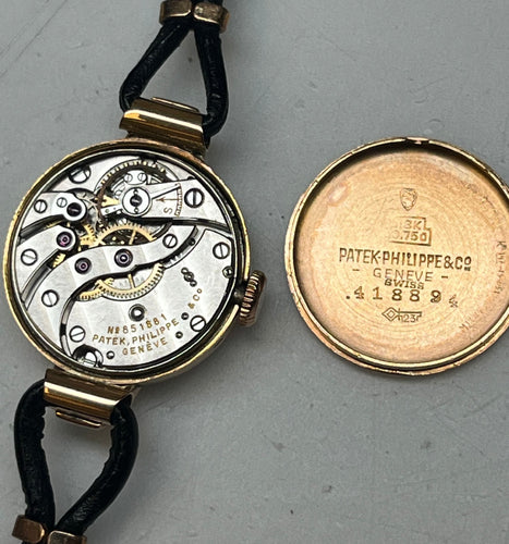 Montre PATEK PHILIPPE - Montre dame or rose 18 carats. Exceptionnelle montre de 1942 58 Facettes PP-100