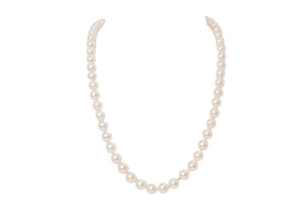 Collier Collier en or jaune et perles d'Akoya 58 Facettes 33075