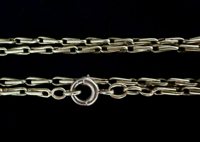 Collier en or jaune de 38 cm