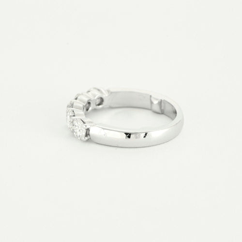 Bague 50.5 Bague Rivière or blanc diamants 58 Facettes LP1061/12