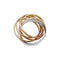 Bague 54 Bague Cartier, "Trinity", 3 tons d'or. 58 Facettes 35125