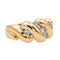 Bague 56 Bague Bandeau Or jaune Diamant 58 Facettes 2414556CN