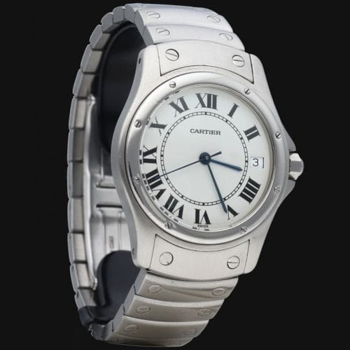 Montre Cartier Montre Santos Ronde 33Mm Automatique 58 Facettes MT44427