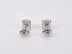 Boucles d'oreilles Boucles d'oreilles en or blanc avec morganite 58 Facettes 2195