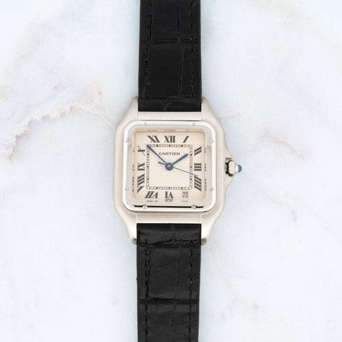Cartier Panthère - Ivory roman dial - Medium 58 Facettes