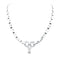 Collier Collier Cartier "Agrafe" en or blanc et diamants. 58 Facettes 35235