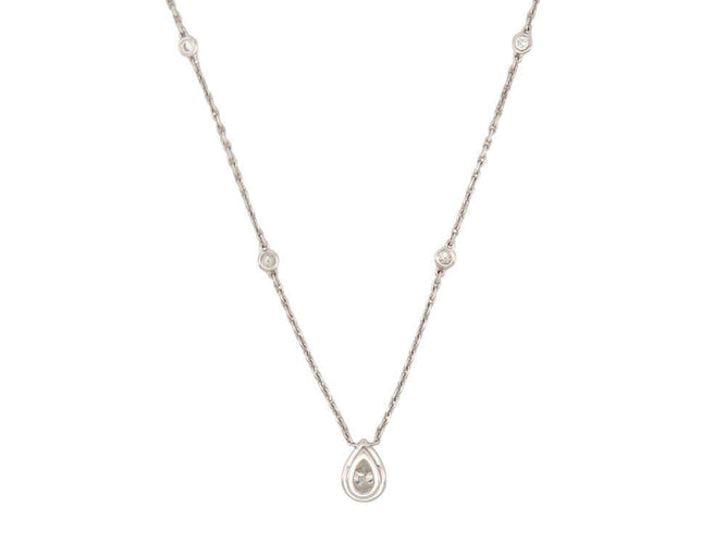 Collier collier MESSIKA joy 5224 diamant poire 0.25ct or blanc 18k 0.40ct 58 Facettes 268841