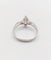 Bague 55 Bague solitaire diamant taille navette et baguettes en or blanc 18k 58 Facettes A06479