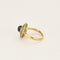 Bague 51 Bague en or jaune, or blanc, saphir et diamants 58 Facettes VAN0130