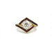 Ring 54 Yellow Gold Ring Diamonds & Rubies 58 Facettes 240105R