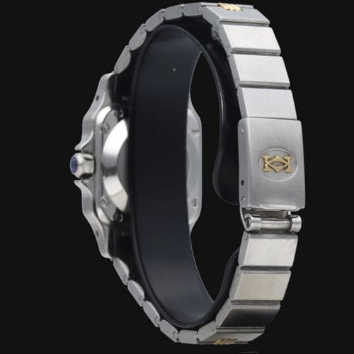 Montre Cartier Montre Santos Dame Or Jaune 18K Et Acier 58 Facettes MT41532