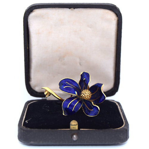 Broche Broche vintage en émail 58 Facettes