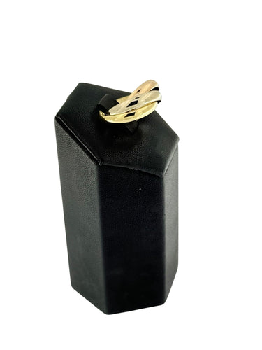 Bague 51 CARTIER - Bague Trinity « Les Must de Cartier » Or blanc, jaune, rose 58 Facettes